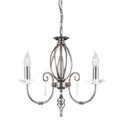 Elstead Lighting Żyrandole|Lampy Do Salonu, Oświetlenie Salonu<Aegean Polished Nickel - - lampa wisząca 3-ramienna