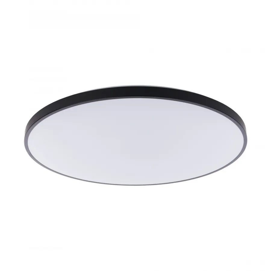 Nowodvorski Lampy Do Łazienki<Agnes Round Led Black M 4000K - - lampa sufitowa łazienkowa