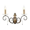 Elstead Lighting Kinkiety I Lampy Na Ścianę|Lampy Do Salonu, Oświetlenie Salonu<Amarilli Bronze And Gold - - kinkiet klasyczny
