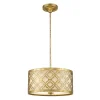 Elstead Lighting Żyrandole|Lampy Wiszące Klasyczne<Arabella Distressed Gold Ø53 - - lampa wisząca klasyczna