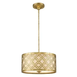 Elstead Lighting Żyrandole|Lampy Wiszące Klasyczne<Arabella Distressed Gold Ø53 - - lampa wisząca klasyczna