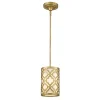 Elstead Lighting Lampy Do Sypialni, Oświetlenie Do Sypialni|Lampy Wiszące Klasyczne<Arabella Distressed Gold Ø17 - - lampa wisząca klasyczna