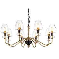 Elstead Lighting Żyrandole<Armand Brass VIII - - lampa wisząca