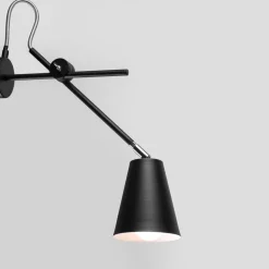 Artera Kinkiety I Lampy Na Ścianę|Kinkiety Nowoczesne<Arte Wall Black - - kinkiet