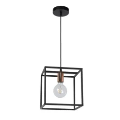 Lucide Lampy Do Sypialni, Oświetlenie Do Sypialni|Lampy Do Kuchni, Oświetlenie Kuchenne<Arthur H25 czarny - - lampa wisząca czarnyNapięcie: 230V