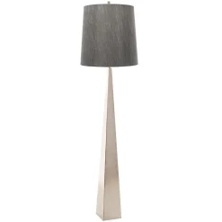 Elstead Lighting Lampy Stojące I Podłogowe|Lampy Do Salonu, Oświetlenie Salonu<Ascent Polished Nickel - - lampa podłogowa nowoczesna