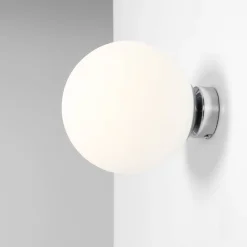 Artera Kinkiety I Lampy Na Ścianę|Lampy I Kinkiety Nad Lustro, Oświetlenie Lustra<Ball 1 Wall Chrome Ø20 - - kinkiet