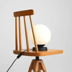 Artera Lampki Na Biurko, Oświetlenie Biurkowe|Nowoczesne Lampki Na Biurko<Ball Table Medium Black - - lampa stołowa