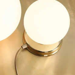 Artera Lampki Na Biurko, Oświetlenie Biurkowe|Nowoczesne Lampki Na Biurko<Ball Table Medium Gold - - lampa stołowa