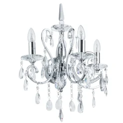 Italux Kinkiety I Lampy Na Ścianę|Kinkiety Klasyczne<Barocco Chrome III - - kinkiet klasyczny