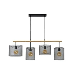 Lucide Żyrandole|Lampy Do Salonu, Oświetlenie Salonu<Baskett L107 czarny - - lampa wisząca czarnyNapięcie: 230V