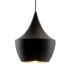 Tom Dixon Żyrandole|Wiszące Ekskluzywne<Beat Fat Ø24 czarny, złoty - - lampa wisząca czarny, złotyNapięcie: 230V