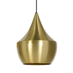 Tom Dixon Wiszące Ekskluzywne|Żyrandole<Beat Fat Ø24 mosiądz - - lampa wisząca mosiądzNapięcie: 230V