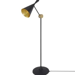 Tom Dixon Lampki Na Biurko, Oświetlenie Biurkowe|Biurkowe Ekskluzywne<Beat Floor H157 czarny - - lampa biurkowa mosiądzNapięcie: 230V