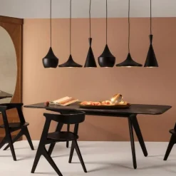 Tom Dixon Żyrandole|Wiszące Ekskluzywne<Beat range linear EU 1 czarny - - lampa wisząca
