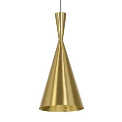 Tom Dixon Żyrandole|Wiszące Ekskluzywne<Beat Tall Ø19 złoty, czarny - - lampa wisząca złoty, czarnyNapięcie: 230V