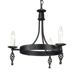 Elstead Lighting Żyrandole|Lampy Wiszące Klasyczne<Belfry Black 3 - - lampa wisząca klasyczna