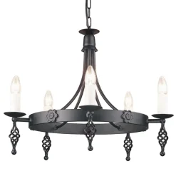 Elstead Lighting Żyrandole|Lampy Wiszące Klasyczne<Belfry Black - - lampa wisząca klasyczna