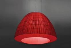 Axo Light Żyrandole|Wiszące Ekskluzywne<Bell 60 czerwony - - lampa wisząca
