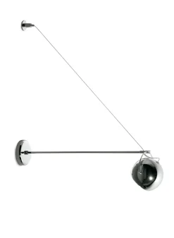 Fabbian Kinkiety I Lampy Na Ścianę|Lampy Do Salonu, Oświetlenie Salonu<Beluga Steel D57 D05 15 - - kinkiet