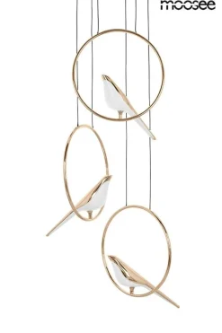 Moosee Żyrandole<Bird Disc Złota - - lampa wisząca