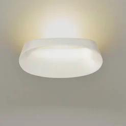 Fontana Arte Kinkiety I Lampy Na Ścianę|Ekskluzywne I Luksusowe Kinkiety<Bonnet L30 biały - - lampa ścienna białyNapięcie: 230V