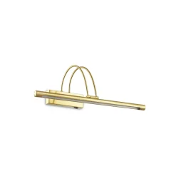 Ideal Lux Kinkiety I Lampy Na Ścianę|Oświetlenie Obrazowe<BOW AP D46 OTTONE SATINATO - - kinkiet