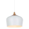 Italux Lampy Drewniane|Żyrandole<Britta White M - - lampa wisząca