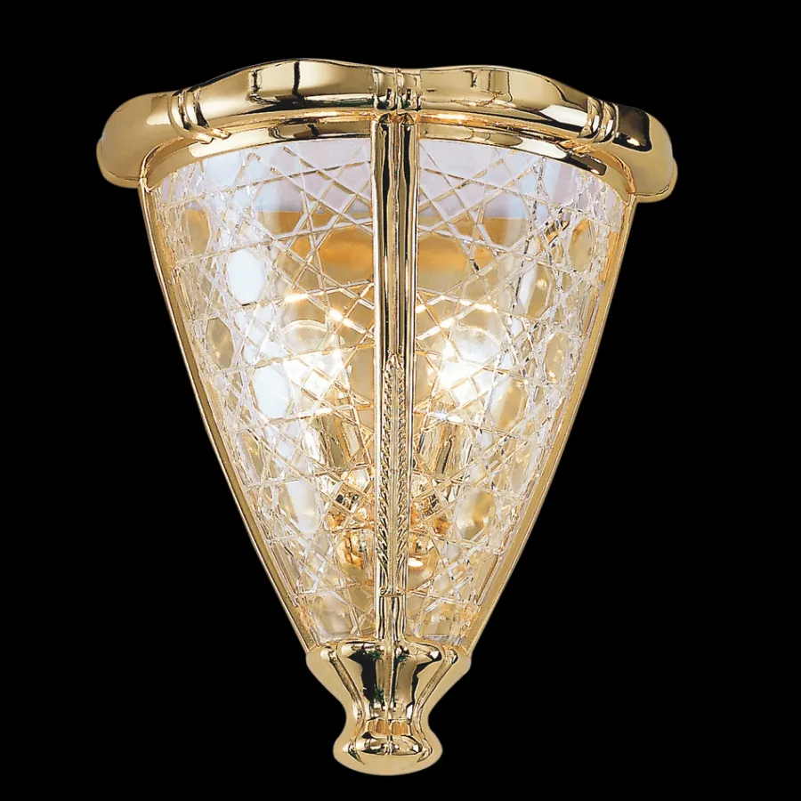 Possoni Kinkiety I Lampy Na Ścianę|Kinkiety Klasyczne<C Crystal Glass - Giotto 1898/A2-C - - kinkiet