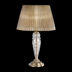 Possoni Lampy Na Biurko Klasyczne<C Crystal Glass - Giotto 1898/L-C - - lampa biurkowa