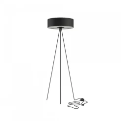 Nowodvorski Lampy Stojące I Podłogowe|Kinkiety Nowoczesne<Cadilac III Black - - lampa podłogowa nowoczesna