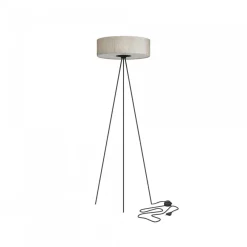 Nowodvorski Lampy Stojące I Podłogowe|Kinkiety Nowoczesne<Cadilac III Black-Grey - - lampa podłogowa nowoczesna