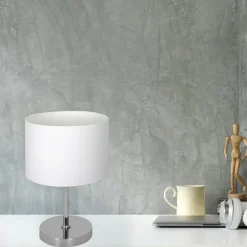 Milagro Lampki Na Biurko, Oświetlenie Biurkowe|Nowoczesne Lampki Na Biurko<Casino White-Chrome - - lampa biurkowa nowoczesna