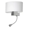 Milagro Kinkiety I Lampy Na Ścianę|Kinkiety Nowoczesne<Casino White-Chrome Led - - kinkiet nowoczesny