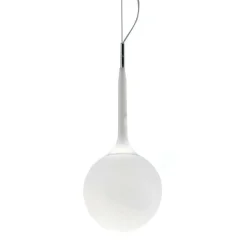 Artemide Wiszące Ekskluzywne|Lampy Do Salonu, Oświetlenie Salonu<Castore Ø25 opal biały - - lampa wisząca opal białyNapięcie: 230V