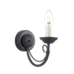 Elstead Lighting Kinkiety I Lampy Na Ścianę|Lampy Do Salonu, Oświetlenie Salonu<Chartwell Black - - kinkiet pojedynczy