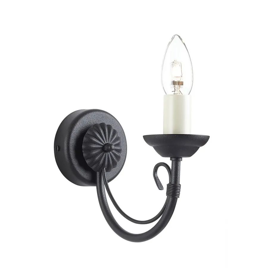 Elstead Lighting Kinkiety I Lampy Na Ścianę|Lampy Do Salonu, Oświetlenie Salonu<Chartwell Black - - kinkiet pojedynczy