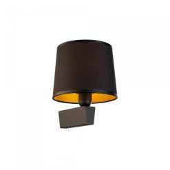Nowodvorski Kinkiety I Lampy Na Ścianę|Kinkiety Nowoczesne<Chillin Black-Gold - - kinkiet nowoczesny