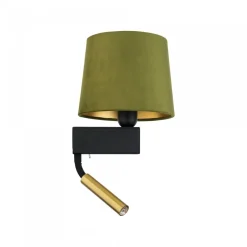 Nowodvorski Kinkiety I Lampy Na Ścianę|Kinkiety Nowoczesne<Chillin Ii Green-Gold - - kinkiet nowoczesny