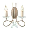 Elstead Lighting Kinkiety I Lampy Na Ścianę|Lampy Do Salonu, Oświetlenie Salonu<Christina Silver And Gold - - kinkiet klasyczny