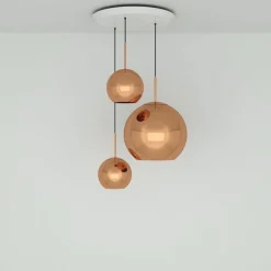 Tom Dixon Żyrandole|Wiszące Ekskluzywne<Copper Trio Round miedź - - lampa wisząca