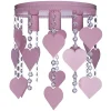 Milagro Kinkiety I Lampy Na Ścianę|Lampy Do Pokoju Dziecięcego, Oświetlenie Dla Dzieci<Corazon pink - - kinkiet dziecięcy