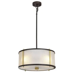 Elstead Lighting Żyrandole<Corona brąz - - lampa wisząca