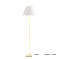 Luceplan Lampy Stojące I Podłogowe|Stojące Ekskluzywne<Costanza H120/160 mosiądz biały, złoty - - lampa podłogowa mosiądz biały, złotyNapięcie: 230V