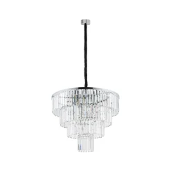 Nowodvorski Żyrandole|Lampy Kryształowe Wiszące<Cristal Silver L - - lampa wisząca
