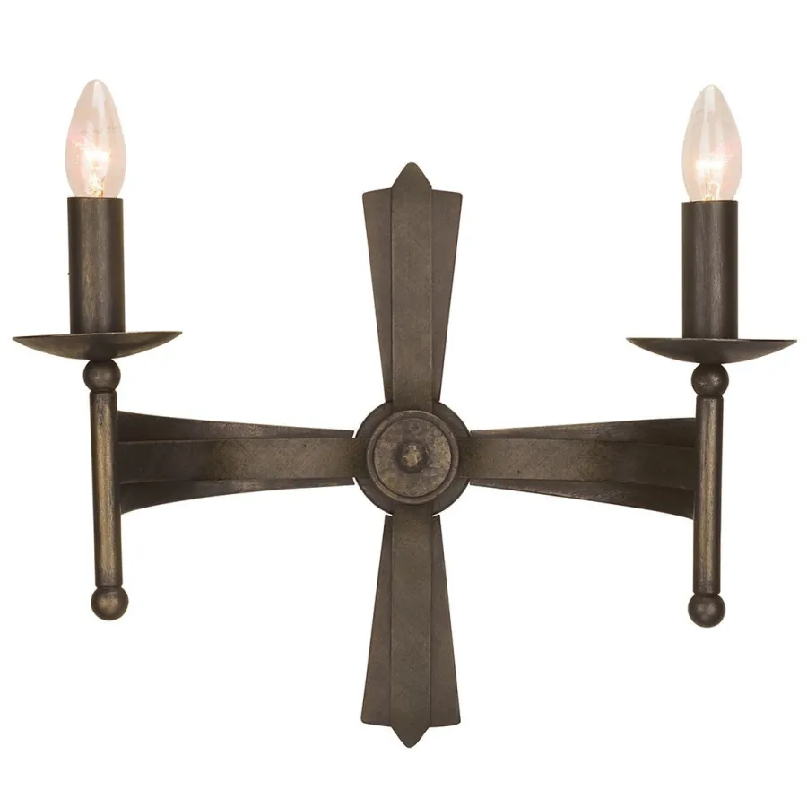 Elstead Lighting Kinkiety I Lampy Na Ścianę|Lampy Do Salonu, Oświetlenie Salonu<Cromwell Old Bronze - - kinkiet klasyczny