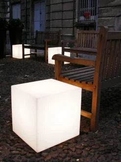 Slide Lampy Ogrodowe Stojące|Meble Podświetlane<Cubo 40 OUT - - lampa stojąca zewnętrzna