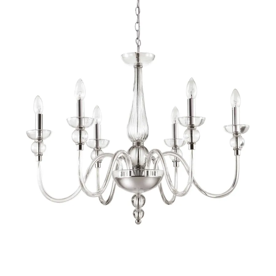 Ideal Lux Żyrandole<Doge Sp6 - - lampa wisząca