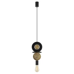 Nowodvorski Lampy Drewniane|Żyrandole<Drops Wood E 11177 - - lampa wisząca