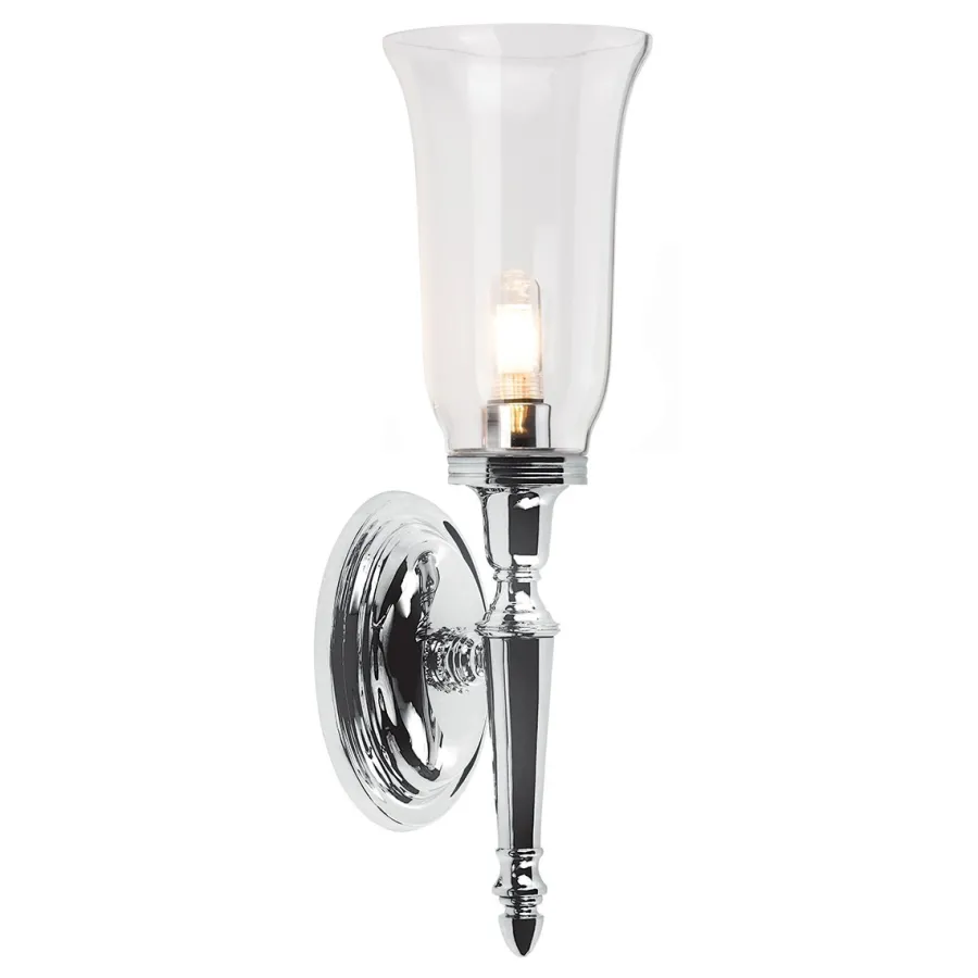 Elstead Lighting Kinkiety I Lampy Na Ścianę|Lampy Do Łazienki<Dryden Led Polished Chrome H41 - - kinkiet łazienkowy
